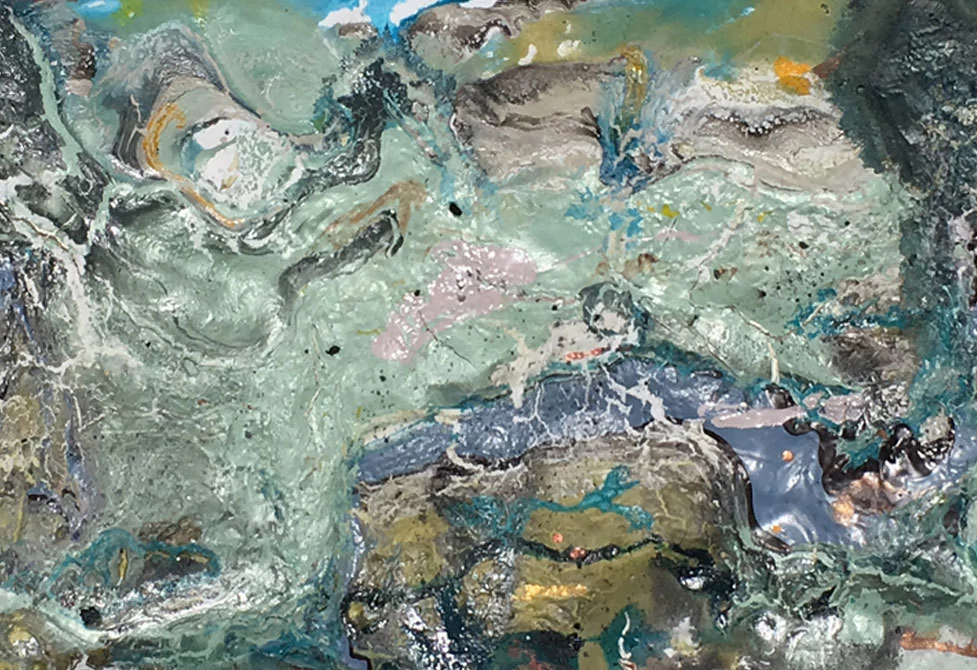 Modern art for sale New Zealand Abstract landscape artist Kapiti